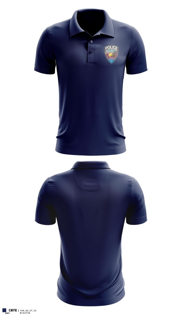 Short Sleeve Performance Polo, City of South Daytona Public Safety, Police, Teamtime, Team time, sublimation, custom sports apparel, team uniforms, spirit wear, spiritwear, sports uniforms, custom shirts, team store, custom team store, fundraiser sports, apparel fundraiser