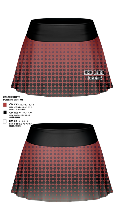 BHS Coed Cheer 25905526 Skort - 1