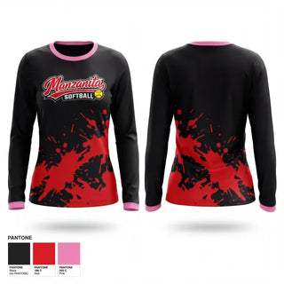 Long Sleeve Performance Shirt, Manzanita Softball, Softball, Teamtime, Team time, sublimation, custom sports apparel, team uniforms, spirit wear, spiritwear, sports uniforms, custom shirts, team store, custom team store, fundraiser sports, apparel fundraiser