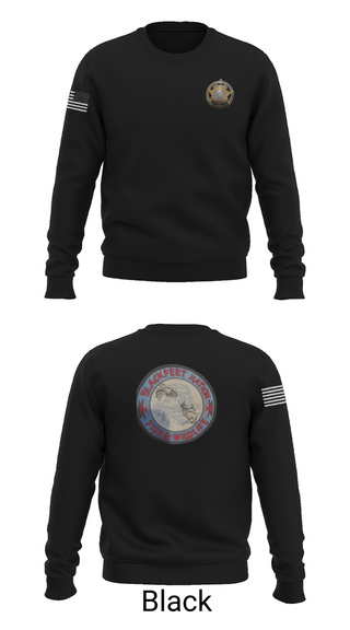 Crew Neck Sweatshirt, Blackfeet fish and wildlife game warden, Police, Teamtime, Team time, sublimation, custom sports apparel, team uniforms, spirit wear, spiritwear, sports uniforms, custom shirts, team store, custom team store, fundraiser sports, apparel fundraiser
