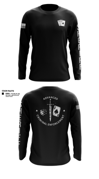 Long Sleeve Performance Shirt, ACE, Police, Teamtime, Team time, sublimation, custom sports apparel, team uniforms, spirit wear, spiritwear, sports uniforms, custom shirts, team store, custom team store, fundraiser sports, apparel fundraiser