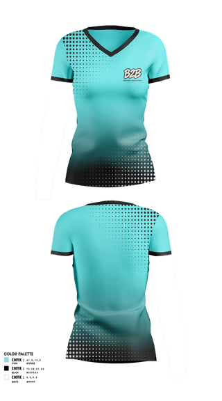Womens Short Sleeve Vneck Shirt, Built2Ball, Women's Basketball, Teamtime, Team time, sublimation, custom sports apparel, team uniforms, spirit wear, spiritwear, sports uniforms, custom shirts, team store, custom team store, fundraiser sports, apparel fundraiser