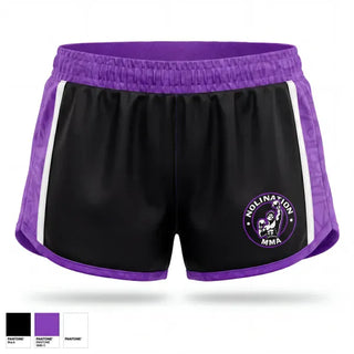Womens Shorts, NOLINATION MMA, , Teamtime, Team time, sublimation, custom sports apparel, team uniforms, spirit wear, spiritwear, sports uniforms, custom shirts, team store, custom team store, fundraiser sports, apparel fundraiser