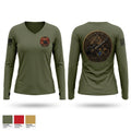 D Company 2/278 MBCT Women's Long Sleeve V-neck Shirt - 1