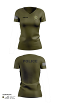 St. Joseph County Police Department 17172359 Women's Short Sleeve V-neck Shirt - 70