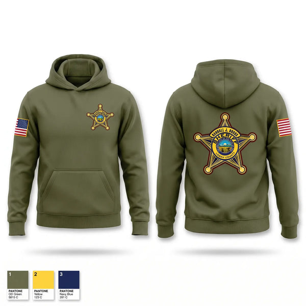 Hoodie, LOGAN COUNTY SHERIFFS OFFICE, Police, Teamtime, Team time, sublimation, custom sports apparel, team uniforms, spirit wear, spiritwear, sports uniforms, custom shirts, team store, custom team store, fundraiser sports, apparel fundraiser
