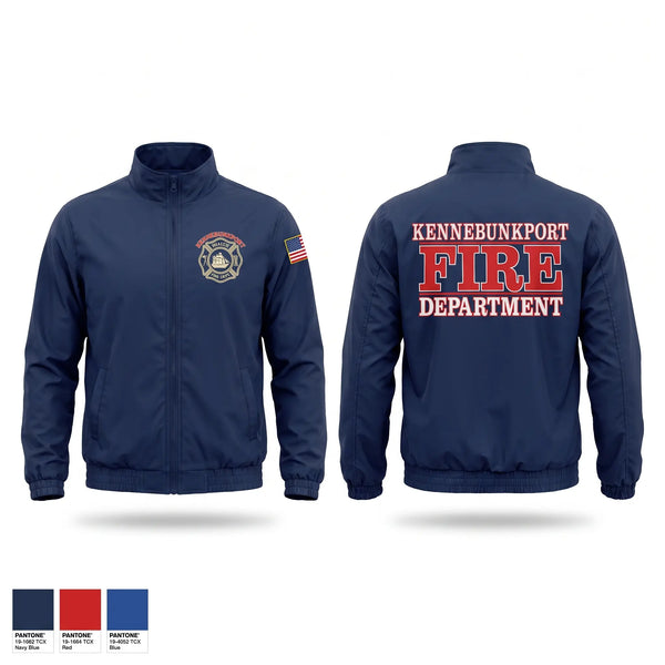 Windbreaker, Kennebunkport Fire Department, Fire Department, Teamtime, Team time, sublimation, custom sports apparel, team uniforms, spirit wear, spiritwear, sports uniforms, custom shirts, team store, custom team store, fundraiser sports, apparel fundraiser