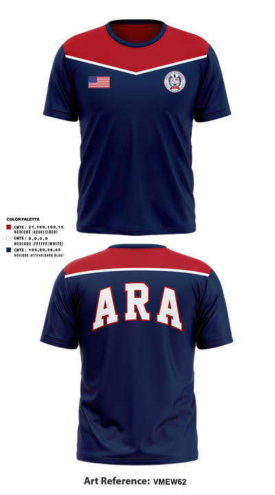 American Renaissance Academy Short Sleeve Performance Shirt - 21