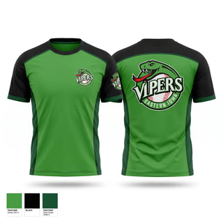 Short Sleeve Performance Shirt, Eastern Iowa Vipers, Baseball, Teamtime, Team time, sublimation, custom sports apparel, team uniforms, spirit wear, spiritwear, sports uniforms, custom shirts, team store, custom team store, fundraiser sports, apparel fundraiser