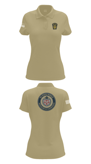 Womens Short Sleeve Performance Polo, Specialized Sex Offender Supervision, Police, Teamtime, Team time, sublimation, custom sports apparel, team uniforms, spirit wear, spiritwear, sports uniforms, custom shirts, team store, custom team store, fundraiser sports, apparel fundraiser