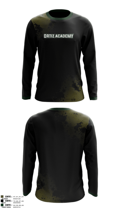 ORTIZ ACADEMY 96334363 Long Sleeve Performance Shirt 1