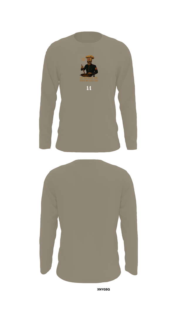 Long Sleeve Performance Shirt, 1/1, Marines, Teamtime, Team time, sublimation, custom sports apparel, team uniforms, spirit wear, spiritwear, sports uniforms, custom shirts, team store, custom team store, fundraiser sports, apparel fundraiser