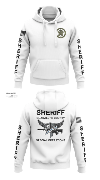 Hoodie, Guadalupe County SWAT, Police, Teamtime, Team time, sublimation, custom sports apparel, team uniforms, spirit wear, spiritwear, sports uniforms, custom shirts, team store, custom team store, fundraiser sports, apparel fundraiser