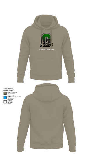 Hoodie, Cloudcroft Bears Band, Spirit Store, Teamtime, Team time, sublimation, custom sports apparel, team uniforms, spirit wear, spiritwear, sports uniforms, custom shirts, team store, custom team store, fundraiser sports, apparel fundraiser