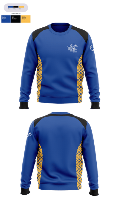 Trinity Baptist College Volleyball 38346393 Crew Neck Sweatshirt - 1
