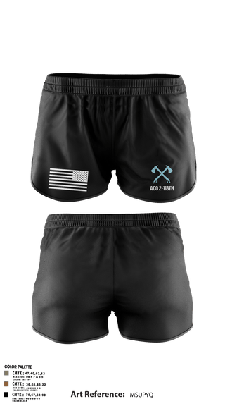 Ranger Panties, A-CO 2-113th Infantry, Army, Teamtime, Team time, sublimation, custom sports apparel, team uniforms, spirit wear, spiritwear, sports uniforms, custom shirts, team store, custom team store, fundraiser sports, apparel fundraiser