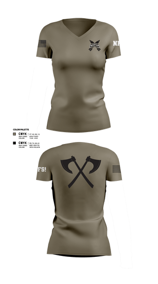 Women's Short Sleeve Vneck Shirt, Mortars, Army, Teamtime, Team time, sublimation, custom sports apparel, team uniforms, spirit wear, spiritwear, sports uniforms, custom shirts, team store, custom team store, fundraiser sports, apparel fundraiser