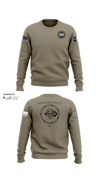 Crew Neck Sweatshirt, , National Guard, Teamtime, Team time, sublimation, custom sports apparel, team uniforms, spirit wear, spiritwear, sports uniforms, custom shirts, team store, custom team store, fundraiser sports, apparel fundraiser