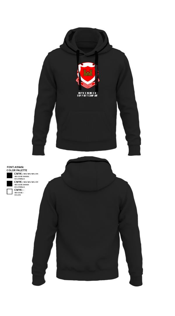 Hoodie, 185th Engineer Support Company, , Teamtime, Team time, sublimation, custom sports apparel, team uniforms, spirit wear, spiritwear, sports uniforms, custom shirts, team store, custom team store, fundraiser sports, apparel fundraiser