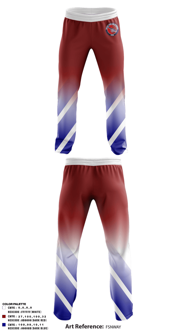 Sweatpants, Sporting California USA, Men's Soccer, Teamtime, Team time, sublimation, custom sports apparel, team uniforms, spirit wear, spiritwear, sports uniforms, custom shirts, team store, custom team store, fundraiser sports, apparel fundraiser