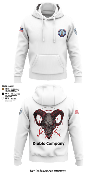 Hoodie, Delta Company 3-144th Infantry, National Guard, Teamtime, Team time, sublimation, custom sports apparel, team uniforms, spirit wear, spiritwear, sports uniforms, custom shirts, team store, custom team store, fundraiser sports, apparel fundraiser