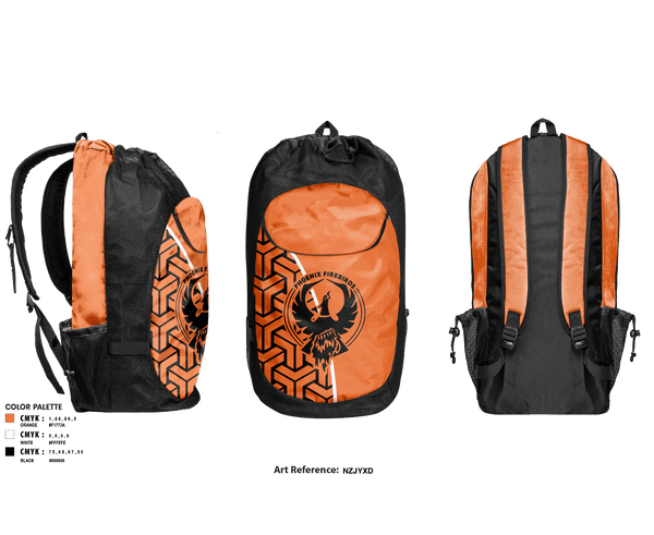 Gear Bag, Phoenix Firebirds, Men's Basketball, Teamtime, Team time, sublimation, custom sports apparel, team uniforms, spirit wear, spiritwear, sports uniforms, custom shirts, team store, custom team store, fundraiser sports, apparel fundraiser
