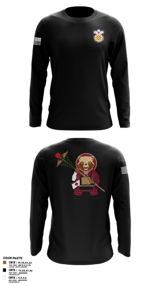 Long Sleeve Performance Shirt, MEDDAC-Japan, , Teamtime, Team time, sublimation, custom sports apparel, team uniforms, spirit wear, spiritwear, sports uniforms, custom shirts, team store, custom team store, fundraiser sports, apparel fundraiser