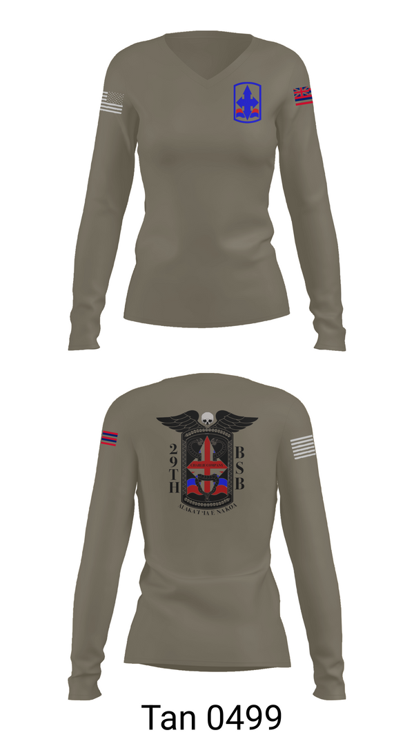 Women's Long Sleeve Vneck Shirt, C co 29 BSB, , Teamtime, Team time, sublimation, custom sports apparel, team uniforms, spirit wear, spiritwear, sports uniforms, custom shirts, team store, custom team store, fundraiser sports, apparel fundraiser