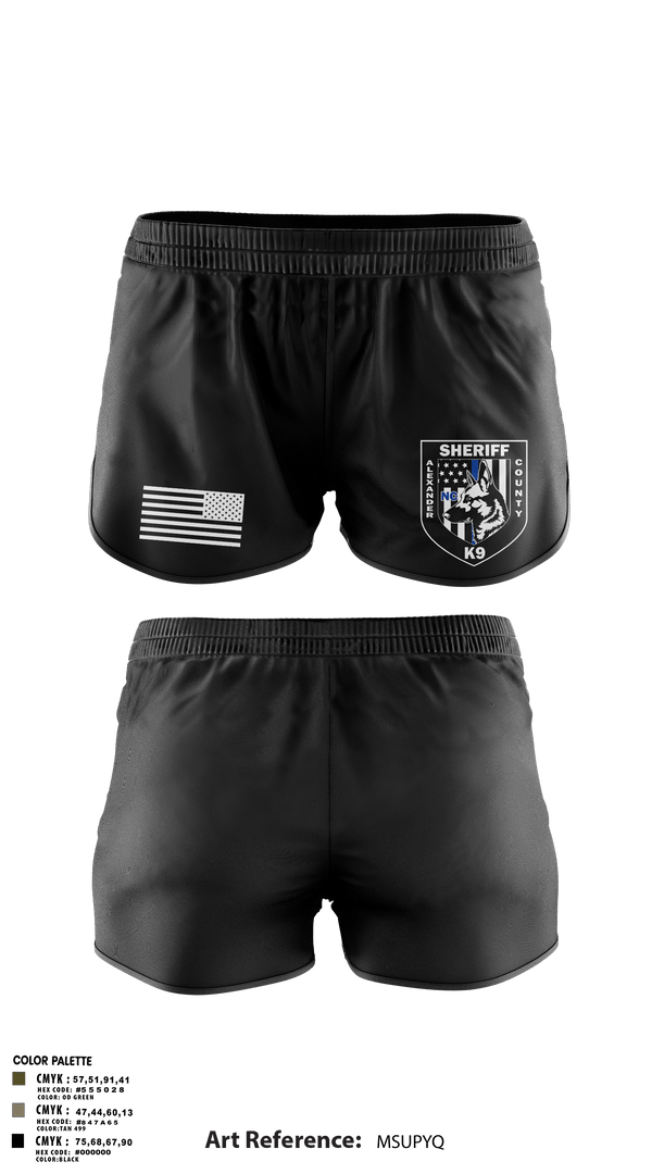 Ranger Panties, Alexander County Sheriff Office K-9, Police, Teamtime, Team time, sublimation, custom sports apparel, team uniforms, spirit wear, spiritwear, sports uniforms, custom shirts, team store, custom team store, fundraiser sports, apparel fundraiser