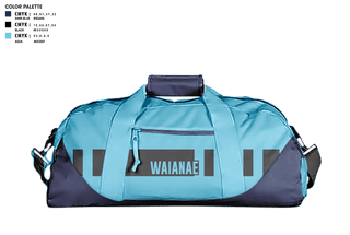 Duffle Bag, Waianae, Men's Basketball, Teamtime, Team time, sublimation, custom sports apparel, team uniforms, spirit wear, spiritwear, sports uniforms, custom shirts, team store, custom team store, fundraiser sports, apparel fundraiser