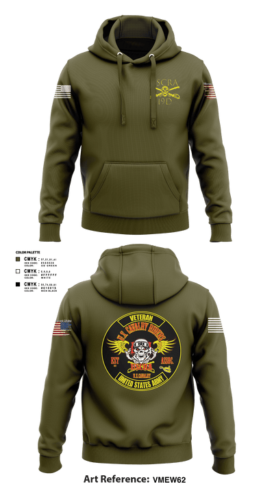 US Cavalry Riders 76444947 Hoodie - 2