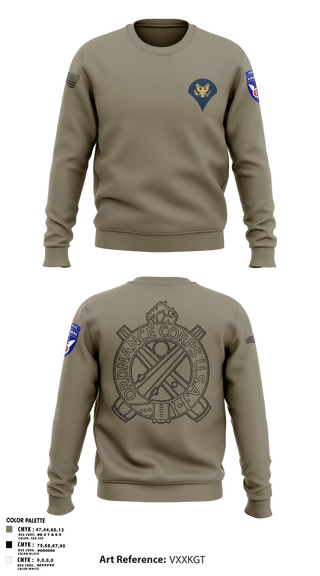 Crew Neck Sweatshirt, 205TH MOD, Army, Teamtime, Team time, sublimation, custom sports apparel, team uniforms, spirit wear, spiritwear, sports uniforms, custom shirts, team store, custom team store, fundraiser sports, apparel fundraiser