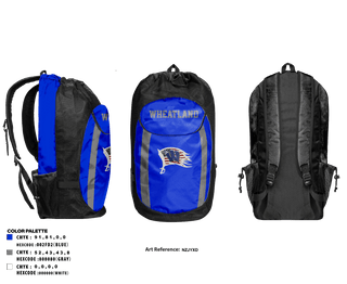 Gear Bag, Wheatland youth football and cheer, Football, Teamtime, Team time, sublimation, custom sports apparel, team uniforms, spirit wear, spiritwear, sports uniforms, custom shirts, team store, custom team store, fundraiser sports, apparel fundraiser