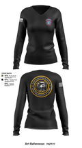 Maryville Honeybadger 60960842 Women's Long Sleeve V-neck Shirt - 3
