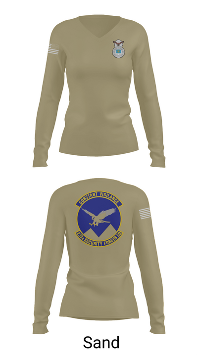 233 SFS 13548797 Women's Long Sleeve V-neck Shirt - 97