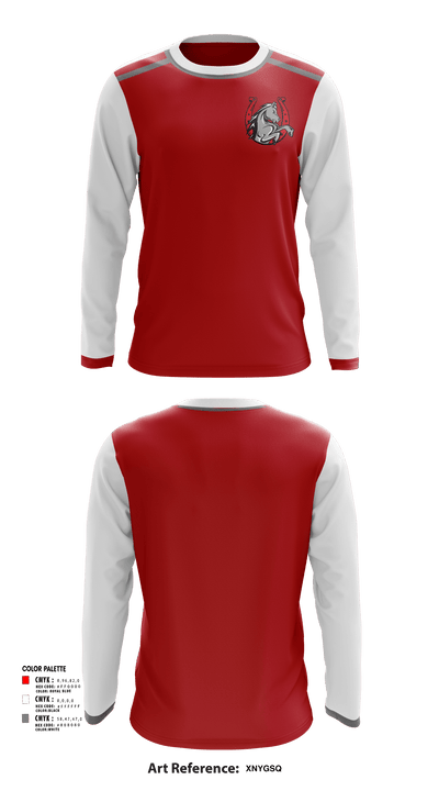 Broncos 71393836 Long Sleeve Performance Shirt - 1