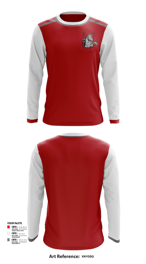 Long Sleeve Performance Shirt, Broncos, Football, Teamtime, Team time, sublimation, custom sports apparel, team uniforms, spirit wear, spiritwear, sports uniforms, custom shirts, team store, custom team store, fundraiser sports, apparel fundraiser