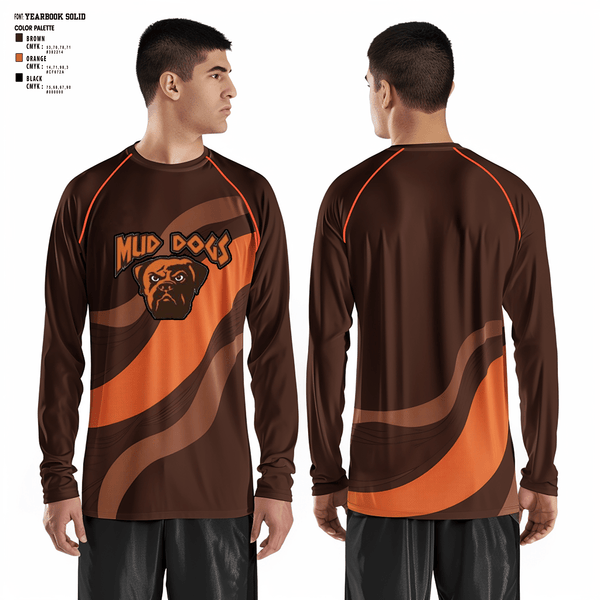 Long Sleeve Performance Shirt, Mud, Men's Basketball, Teamtime, Team time, sublimation, custom sports apparel, team uniforms, spirit wear, spiritwear, sports uniforms, custom shirts, team store, custom team store, fundraiser sports, apparel fundraiser