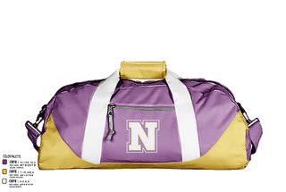 Duffle Bag, Norwalk Girls Flag Football, Football, Teamtime, Team time, sublimation, custom sports apparel, team uniforms, spirit wear, spiritwear, sports uniforms, custom shirts, team store, custom team store, fundraiser sports, apparel fundraiser