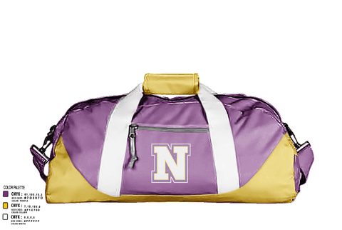 Duffle Bag, Norwalk Girls Flag Football, Football, Teamtime, Team time, sublimation, custom sports apparel, team uniforms, spirit wear, spiritwear, sports uniforms, custom shirts, team store, custom team store, fundraiser sports, apparel fundraiser