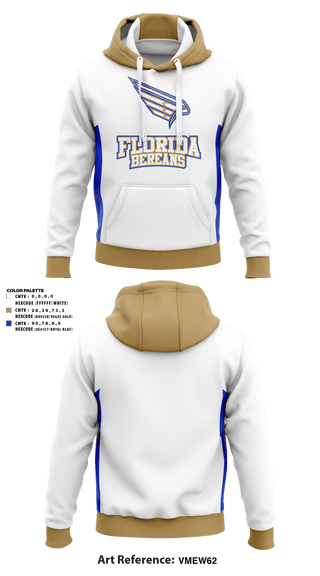Hoodie, FLORIDA BEREANS, Football, Teamtime, Team time, sublimation, custom sports apparel, team uniforms, spirit wear, spiritwear, sports uniforms, custom shirts, team store, custom team store, fundraiser sports, apparel fundraiser