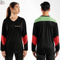 Wahneta FC 45891786 Women's Long Sleeve V-neck Shirt - 2