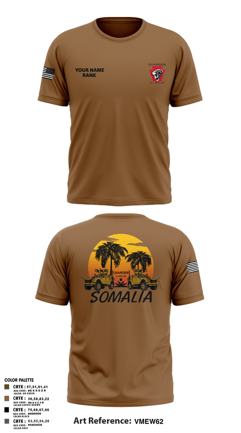 Short Sleeve Performance Shirt, Charger Co. / 2-112th Infantry Battalion, National Guard, Teamtime, Team time, sublimation, custom sports apparel, team uniforms, spirit wear, spiritwear, sports uniforms, custom shirts, team store, custom team store, fundraiser sports, apparel fundraiser