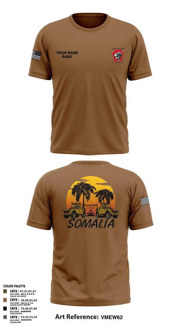 Short Sleeve Performance Shirt, Charger Co. / 2-112th Infantry Battalion, National Guard, Teamtime, Team time, sublimation, custom sports apparel, team uniforms, spirit wear, spiritwear, sports uniforms, custom shirts, team store, custom team store, fundraiser sports, apparel fundraiser