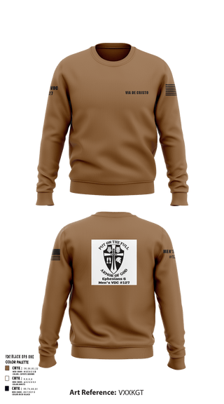 Crew Neck Sweatshirt, Service AideService AideVia De Cristo, , Teamtime, Team time, sublimation, custom sports apparel, team uniforms, spirit wear, spiritwear, sports uniforms, custom shirts, team store, custom team store, fundraiser sports, apparel fundraiser