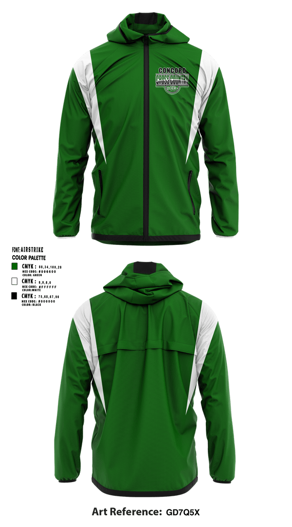 Windbreaker, CONCORD HIGH SCHOOL Cross Country, Cross Country, Teamtime, Team time, sublimation, custom sports apparel, team uniforms, spirit wear, spiritwear, sports uniforms, custom shirts, team store, custom team store, fundraiser sports, apparel fundraiser