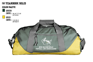 Duffle Bag, New Milford Bulls Football And Cheerleading, Football, Teamtime, Team time, sublimation, custom sports apparel, team uniforms, spirit wear, spiritwear, sports uniforms, custom shirts, team store, custom team store, fundraiser sports, apparel fundraiser