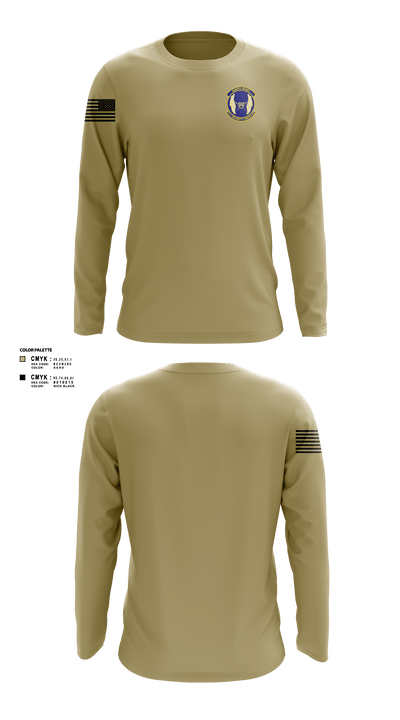 51SFS Metal Tigers 2477629 Long Sleeve Performance Shirt - 102