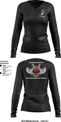 Fox troop 31876072 Women's Long Sleeve V-neck Shirt - 6