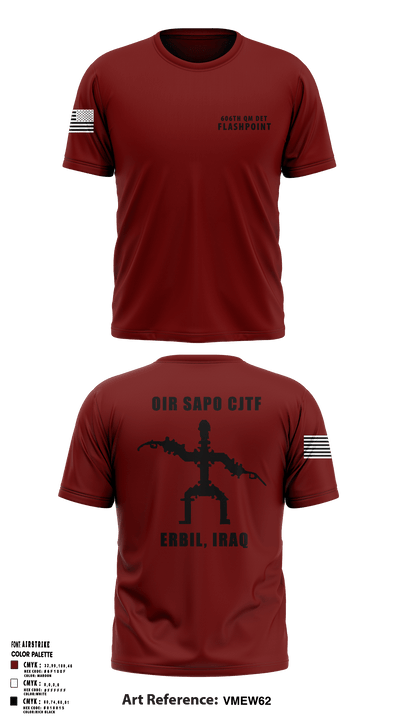 606th Qm Det 47278236 Short Sleeve Performance Shirt - 4